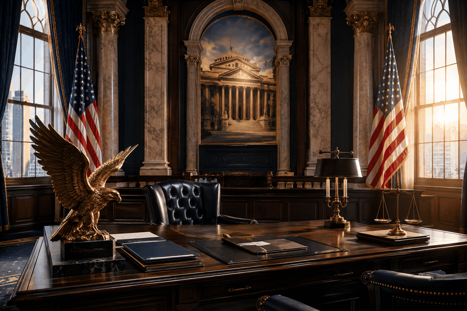 Fiktiver Servicebereich des Department of Justice